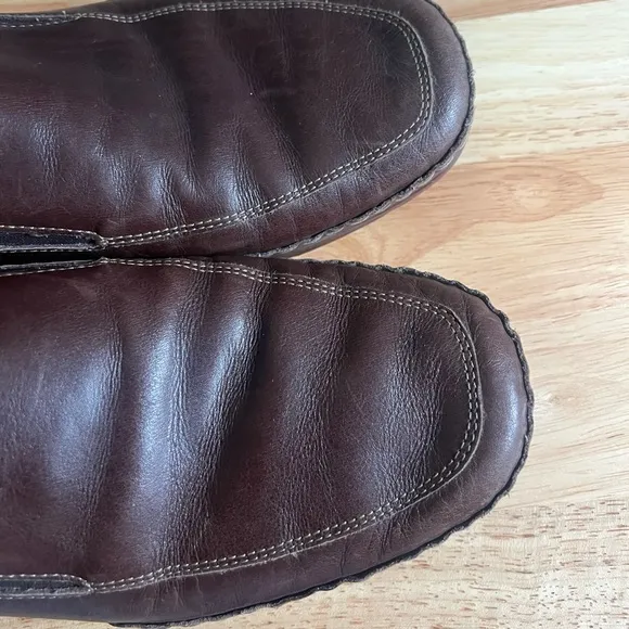 Mephisto Edlef Cool Air Leather Loafers Men's Size 10.5 Brown Soft