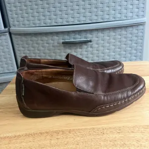 Mephisto Edlef Cool Air Leather Loafers Men's Size 10.5 Brown Soft