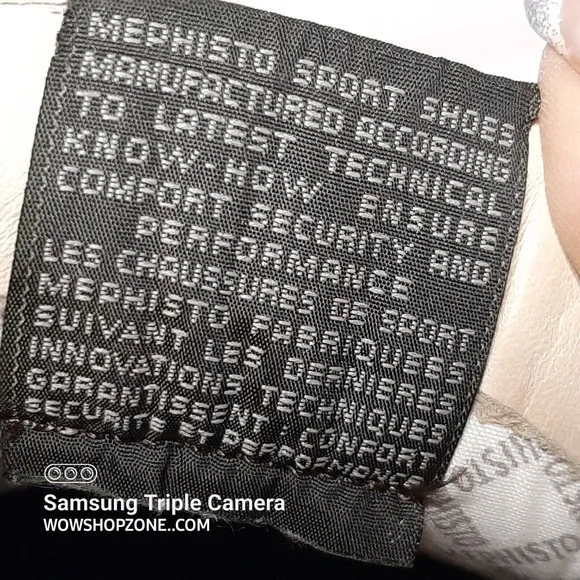 Mephisto Match Walking Shoes Womens Size 9.5 Cream Sports Unisex Loafers Comfort