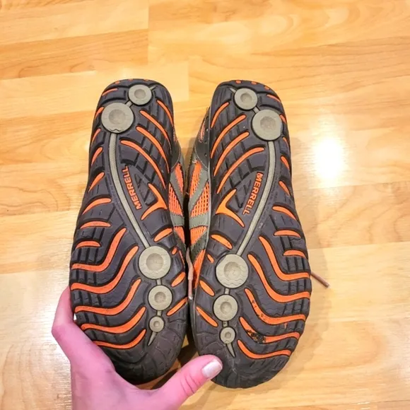 Merrell Women's Rockbit Cove Boulder Coral Hiking Shoes Size 8