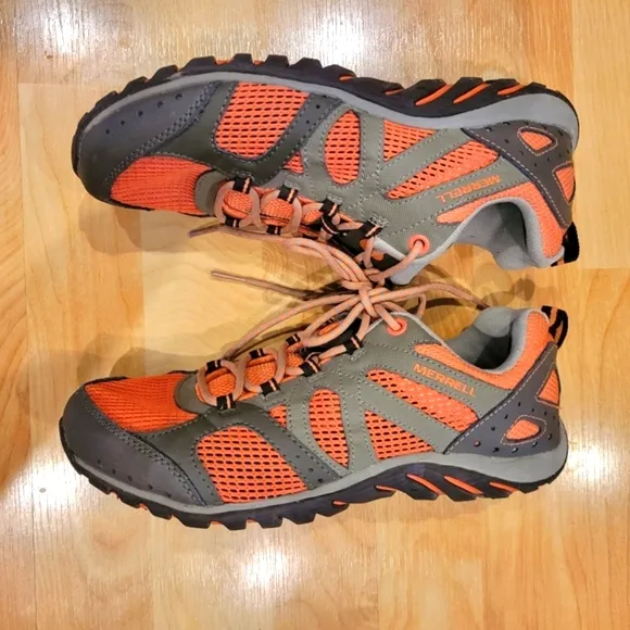Merrell Women's Rockbit Cove Boulder Coral Hiking Shoes Size 8