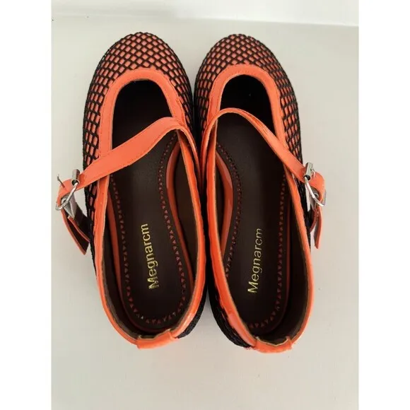 Mesh Flats Mary Jane shoes Flats Comfortable Adjustable Buckle Strap Ballerina