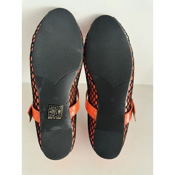 Mesh Flats Mary Jane shoes Flats Comfortable Adjustable Buckle Strap Ballerina