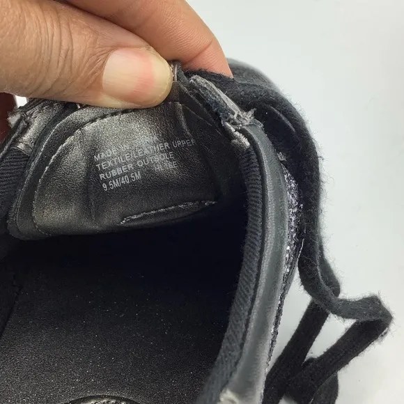 Michael Kors Black and Silver Fashion Sneakers