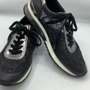 Michael Kors Black and Silver Fashion Sneakers