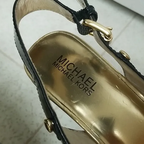 MICHAEL KORS espadrilles circle logo on front