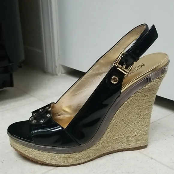 MICHAEL KORS espadrilles circle logo on front