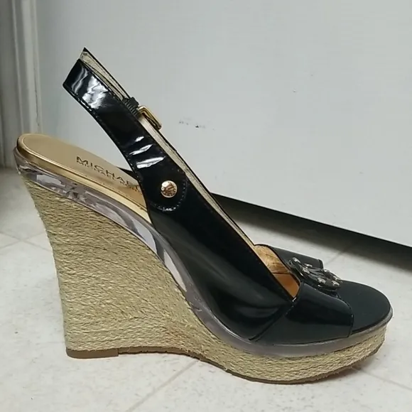 MICHAEL KORS espadrilles circle logo on front
