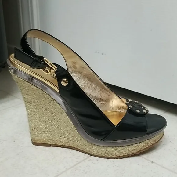 MICHAEL KORS espadrilles circle logo on front