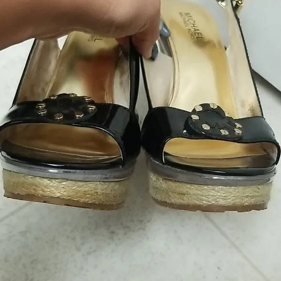 MICHAEL KORS espadrilles circle logo on front