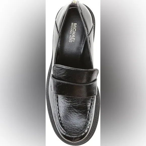 Michael Kors Rocco Blk Heeled Loafers