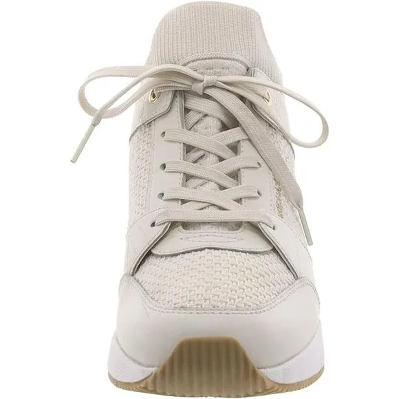 MICHAEL Michael Kors Womens Georgie Ivory Casual And Fashion Sneakers Used
