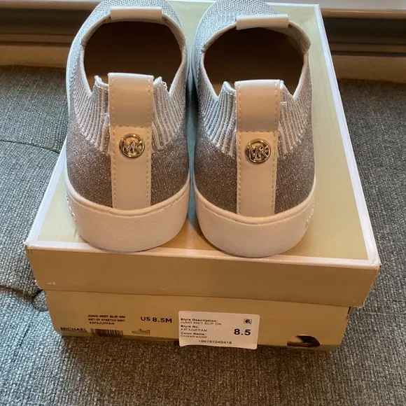 MICHAEL MICHAEL KORS Women's Juno Knit Slip-On Sneakers, size 8.5