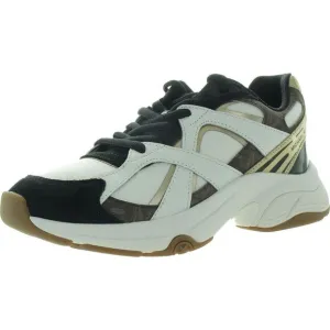 MICHAEL Michael Kors Womens Leo Trainer White Casual And Fashion Sneakers New