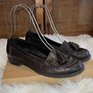 Moncler Tasseled Leather Loafers