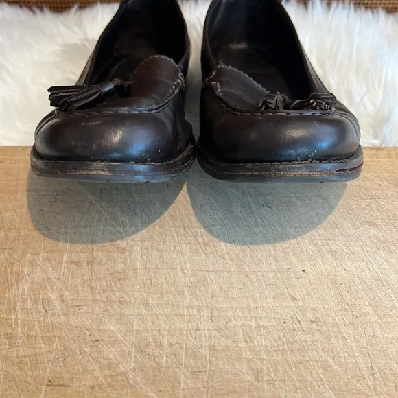 Moncler Tasseled Leather Loafers