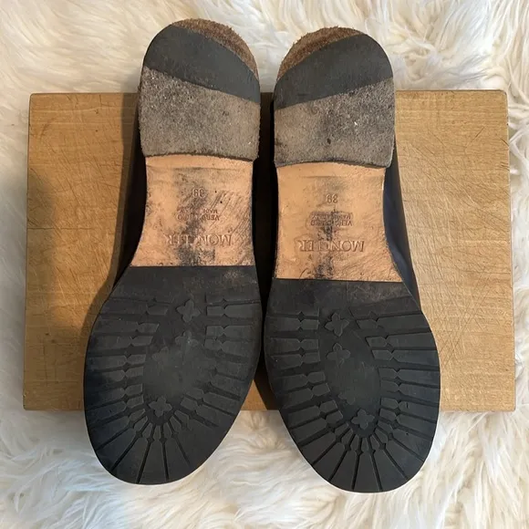 Moncler Tasseled Leather Loafers