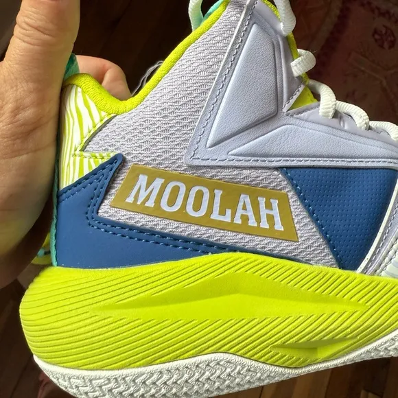 Moolah KIDS PRESS BREAK Sneakers in LILAC / NAVY / GREEN Sz: 4Y
