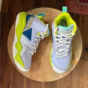 Moolah KIDS PRESS BREAK Sneakers in LILAC / NAVY / GREEN Sz: 4Y