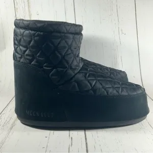 Moon Boot Icon Low Nolace Quilted Black Boots Men’s Size 11.5 - 13