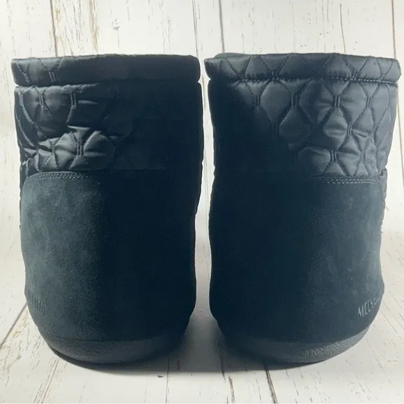 Moon Boot Icon Low Nolace Quilted Black Boots Men’s Size 11.5 - 13
