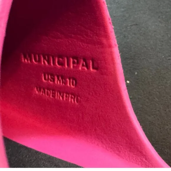 Municipal Podium Mens slide 10 Athletic hot pink