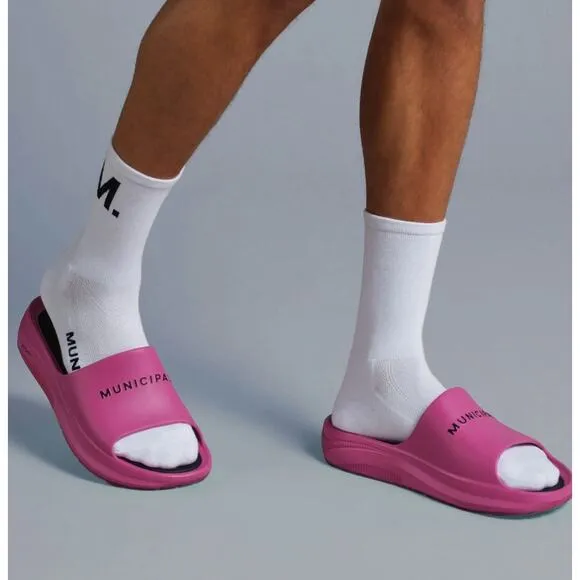 Municipal Podium Mens slide 10 Athletic hot pink