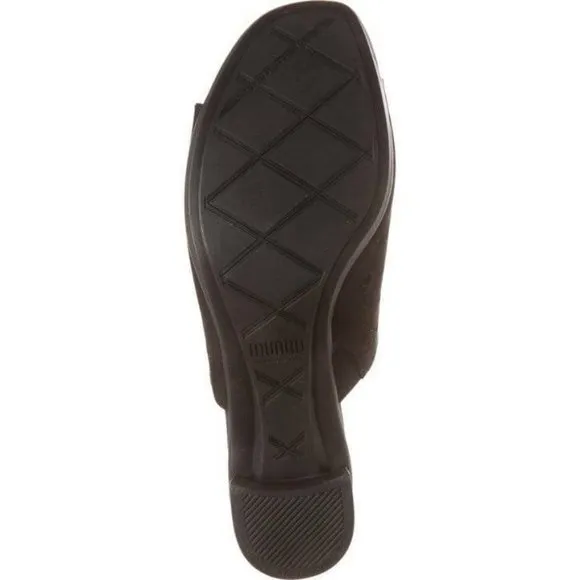 Munro Jules Mule Slides Comfort Shoes Leather NEW