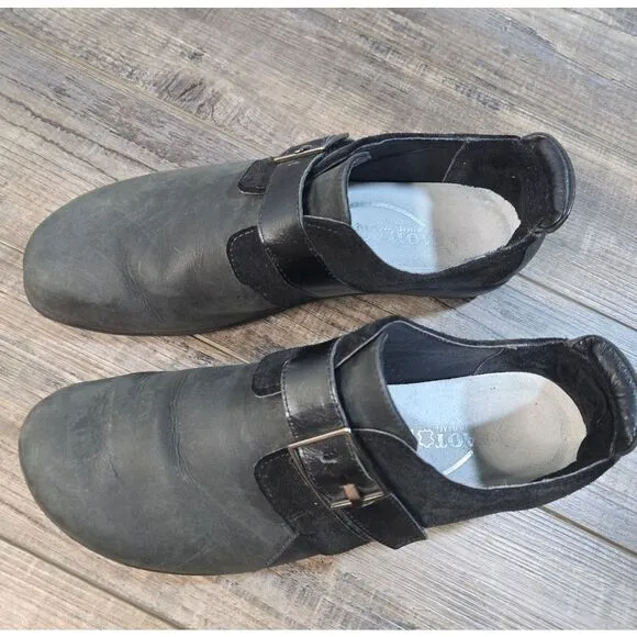 Naot Tane Comfort Shoes Monk loafers in sleek black Womens Size 10  41