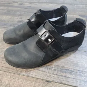 Naot Tane Comfort Shoes Monk loafers in sleek black Womens Size 10  41