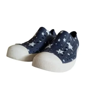 Native Jefferson Low Top Slip On Fashion Sneakers, Blue, Men's Sz 9 WOM's Sz 11