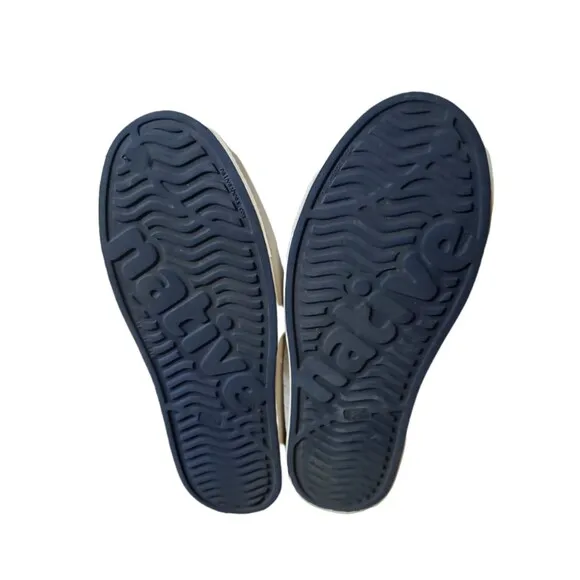 Native Jefferson Low Top Slip On Fashion Sneakers, Blue, Men's Sz 9 WOM's Sz 11