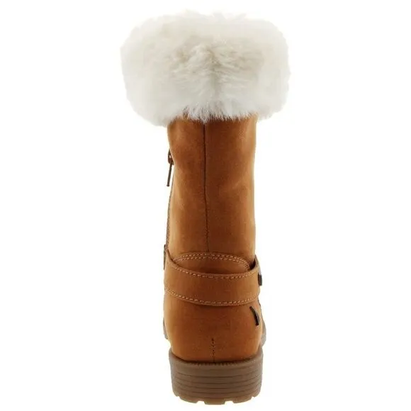NAUTICA Girls Warm Boots-Cold Weather Fashion With Sherpa Fur Size 13 # Box H601