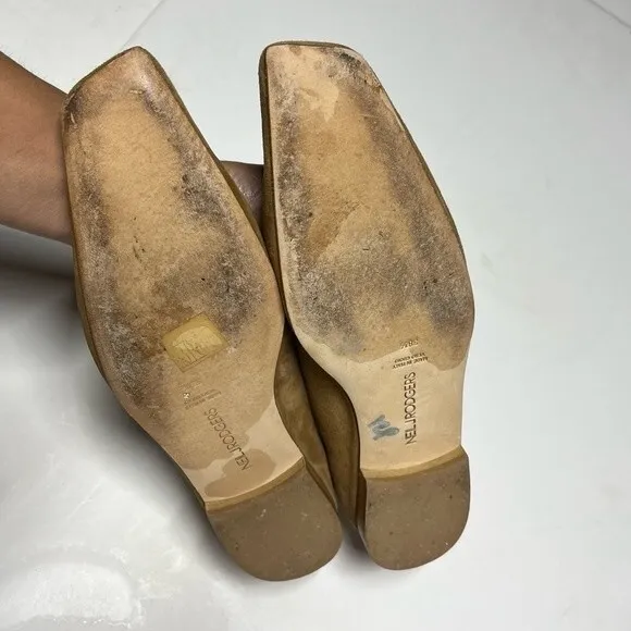 Neil J. Rodgers Liscia Loafer in Camel Suede 38.5