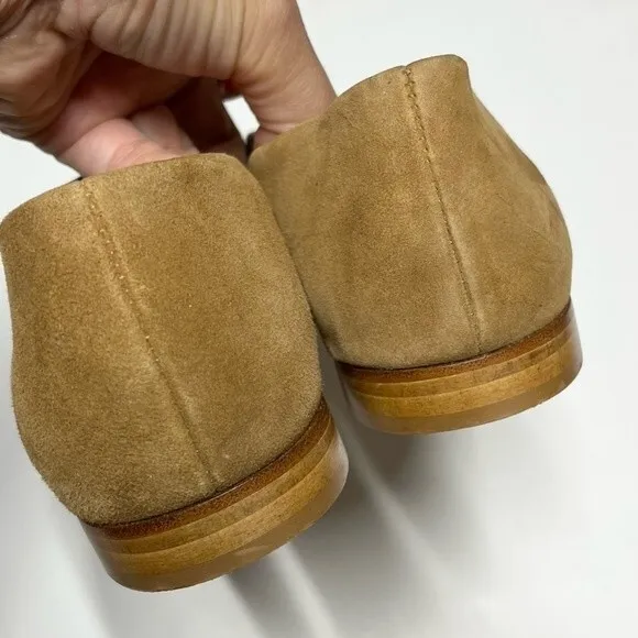 Neil J. Rodgers Liscia Loafer in Camel Suede 38.5