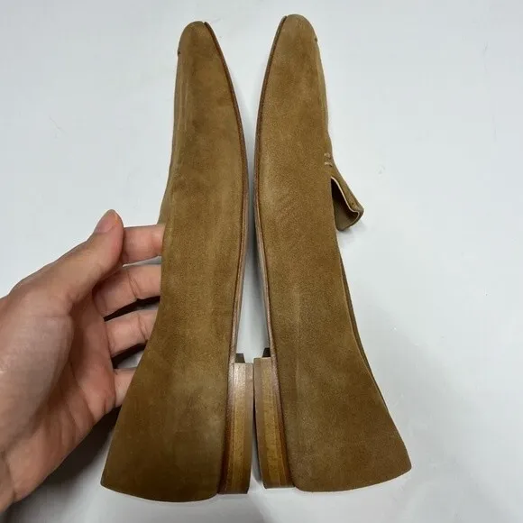 Neil J. Rodgers Liscia Loafer in Camel Suede 38.5