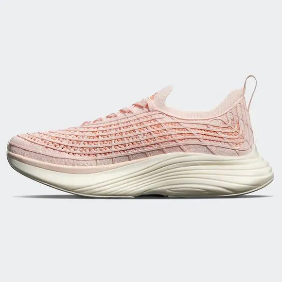 NEW APL women's techloom zipline sneakers in creme/osiana rose/ombre