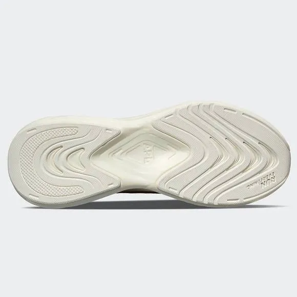 NEW APL women's techloom zipline sneakers in creme/osiana rose/ombre