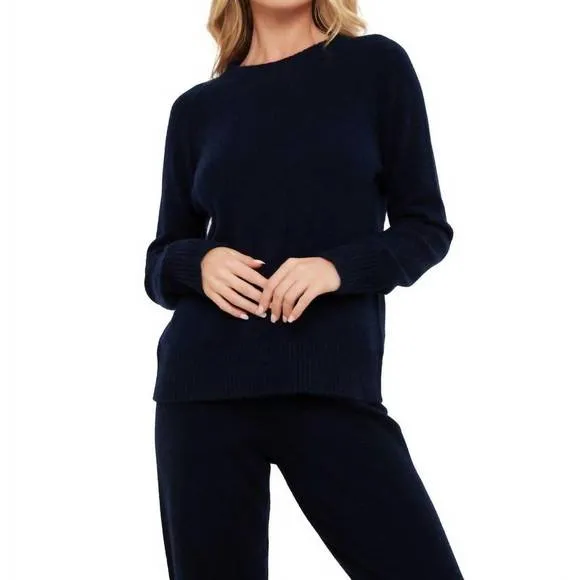 NEW BRODIE CASHMERE ivy sweater in black