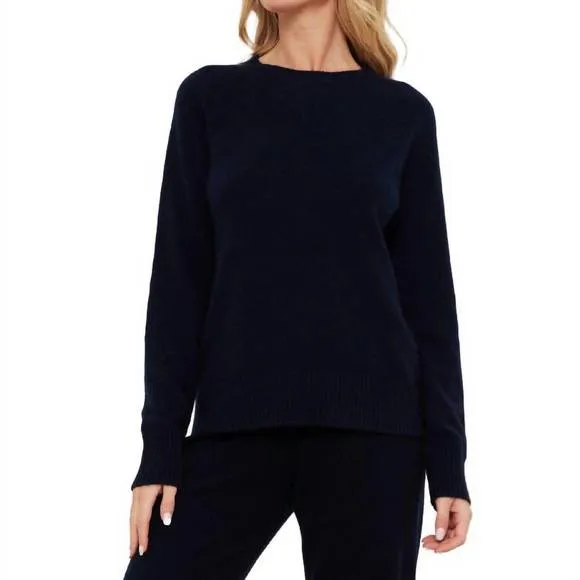 NEW BRODIE CASHMERE ivy sweater in black