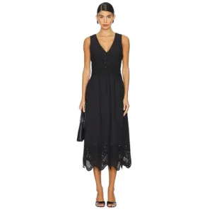 New! Cleobella Julie Midi Dress Embroidered Eyelet