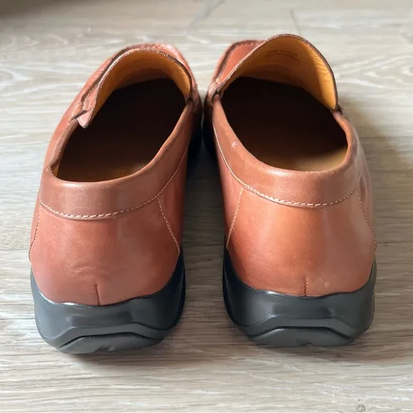 NEW Cole Haan Nike Air C08390 Tan Brown Leather Slip On Penny Loafer Shoe 10.5