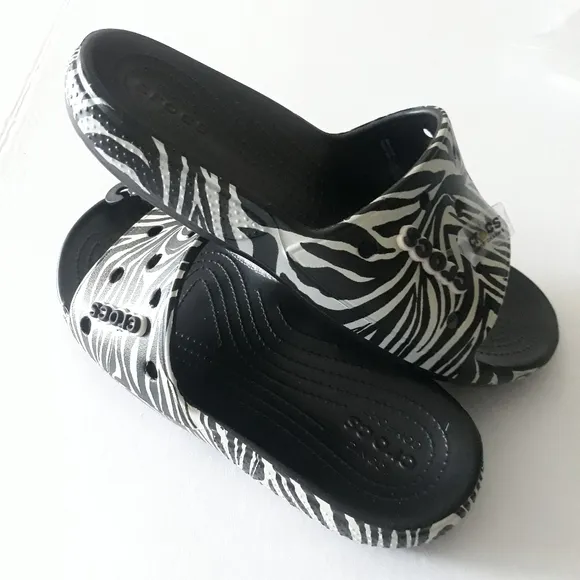 (New) Crocs Slides (2 pairs) (W10/M8)