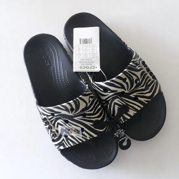 (New) Crocs Slides (2 pairs) (W10/M8)