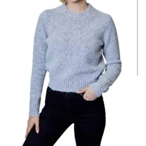 NEW DESIGN HISTORY embelished crew sweater in grey