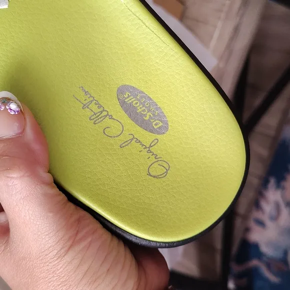 New Dr. Scholl's Women's Original Collection Pisces Max Slides In Lime Size 9