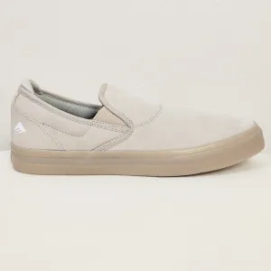 New Emerica Men's 10.5 Wino G6 Slip-On Shoes Tan Gray Skate Sneakers Low Top