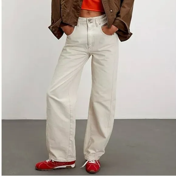 NEW FREE PEOPLE WE THE FREE ASTER STRAIGHT-LEG JEANS Sz 29