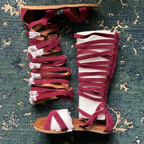 New! Free People x Jeffery Campbell Romana Fest Gladiator Sandal Women's Size 8