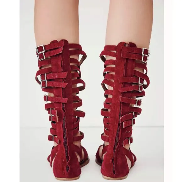 New! Free People x Jeffery Campbell Romana Fest Gladiator Sandal Women's Size 8